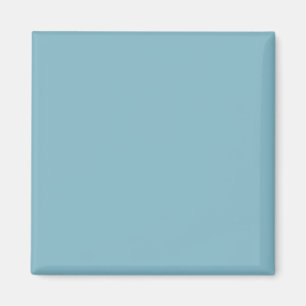 Solid blå pastellton minimalistisk professionell magnet