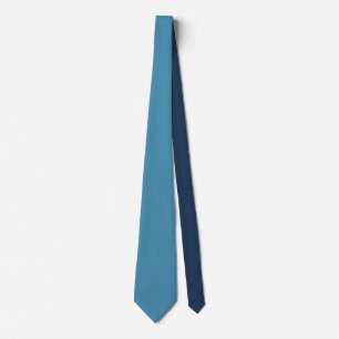 Solid blå pastellton minimalistisk professionell slips