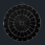 Solid Black Dartboard Darttavla<br><div class="desc">Coolans minimalistiska svarta papp för fast färg. Designad i Washington State,  USA för ditt nöje. Tack för stödet till oberoende artister!</div>