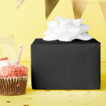 Solid Black Glossy Presentpapper<br><div class="desc">Vill du hitta fast färg-emballering som är papper för ditt emballage? Jag har ställt några av de mest populära färg till förfogande i min affär. Om du inte hittar vad du behöver,  bara fråga och jag gör det åt dig</div>