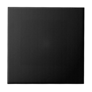 Solid Black Kakelplatta