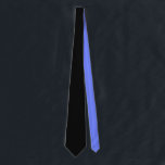 Solid Black med Periwinkle Neck Tie Slips<br><div class="desc">Här är en coola svart slips med en överraskningsbild av färg på baksidan. Designad i den vackra staten Washington,  USA,  av en frilansartist från oberoende (WHopsidoodle) för ditt nöje.</div>