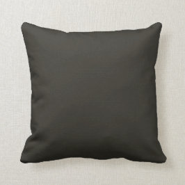 Solid Black Pillow Kudde