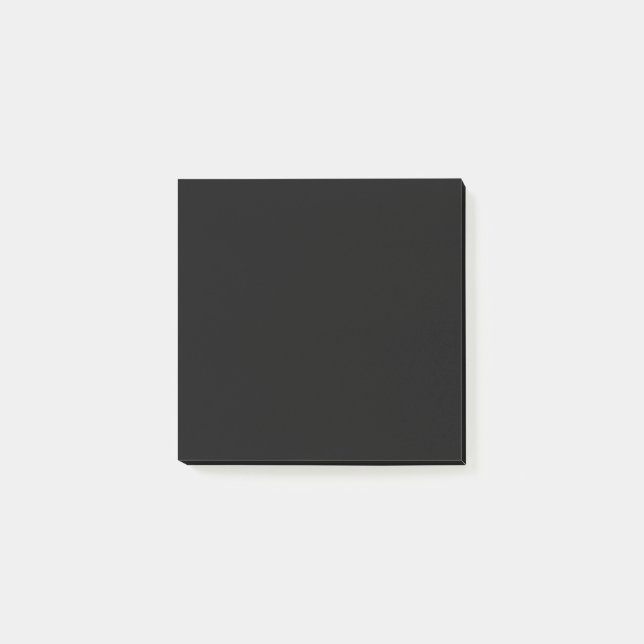 Solid Black Post-it Block (Framsida)