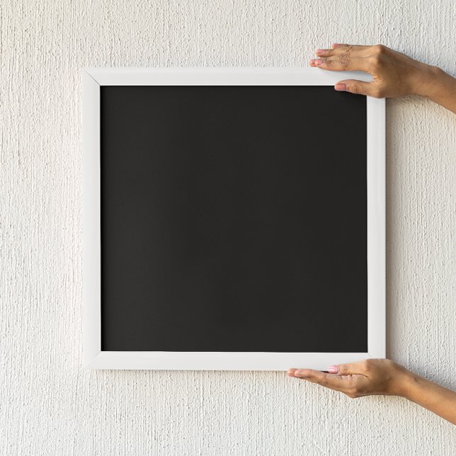 Solid Black Poster (Skapare uppladdad)