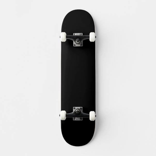 Solid Black Skateboard for Urban Street Style (Framsida)