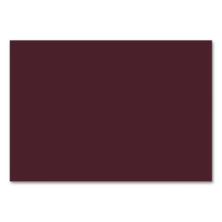 Solid Bordeaux Reserve Red färg Bordsnummer