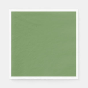 Solid Boston fern rustic grönt Pappersservett