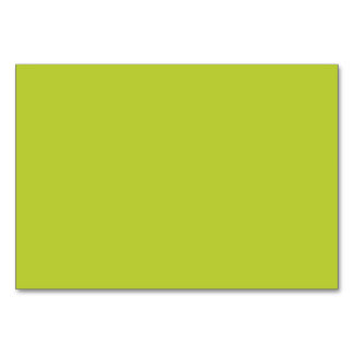 Solid Bright Lime färg Bordsnummer