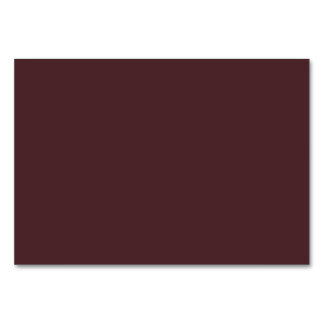 Solid Burgundy Red färg Bordsnummer