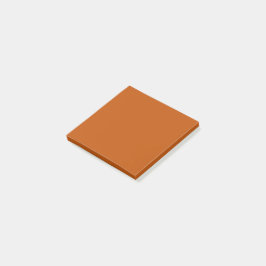 Solid Burnt Orange Färg | Hex# BE4D00 Post-it Block