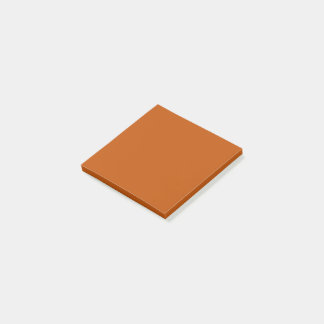 Solid Burnt Orange Färg | Hex# BE4D00 Post-it Block