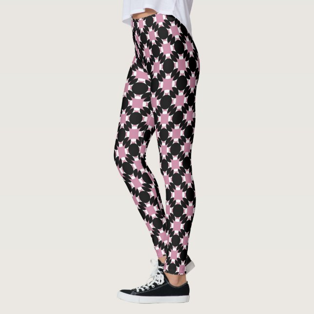 Solid Circle Kor av Kenneth Yoncich Leggings (Vänster)