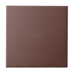 Solid Cognac Brown Kakelplatta