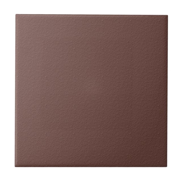 Solid Cognac Brown Kakelplatta (Framsidan)