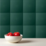 Solid color spruce dark green kakelplatta<br><div class="desc">Solid color spruce dark green design.</div>