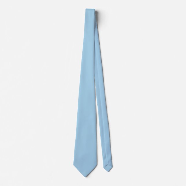 Solid Cornflora Blue Necktie Slips (Framsida)