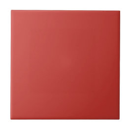 Solid Crimson Red Color | #C83730 Kakelplatta