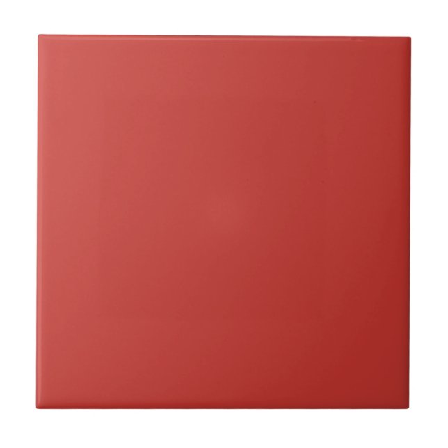 Solid Crimson Red Color | #C83730 Kakelplatta (Framsidan)