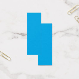 Solid Cyan Blue Background | Summer Minimal Style Litet Visitkort