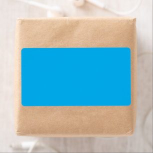 Solid Cyan Blue-bakgrund Fraktsedel