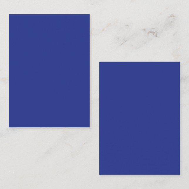 Solid Deep Blue Backdrop | Bold Minimalist Design (Fram/baksida)