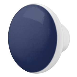 Solid Deep Blue Ceramic Knob Knopp