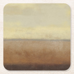 Solid Desert Landskap av Norman Wyatt Underlägg Papper Kvadrat