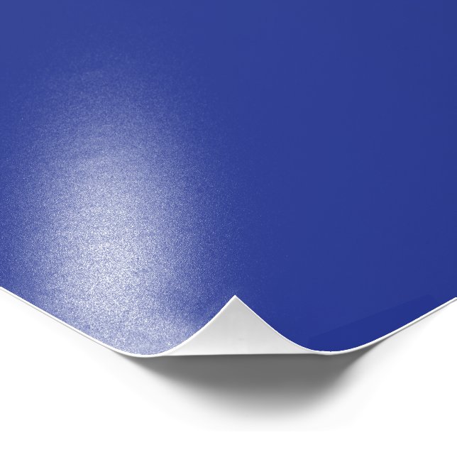 Solid djupblå bakgrund | Djärv minimalistisk desig Fototryck (Hörn)