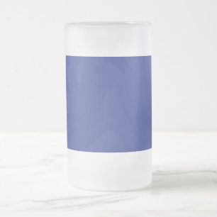 Solid djupblå bakgrund Djärv minimalistisk desig Frostat Ölglas