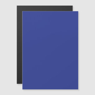 Solid djupblå bakgrund Djärv minimalistisk desig Magnetisk Inbjudningskort