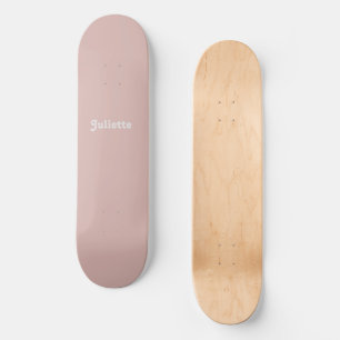 Solid Dusty Retro-teckensnitt Mini Skateboard Bräda 18,5 Cm