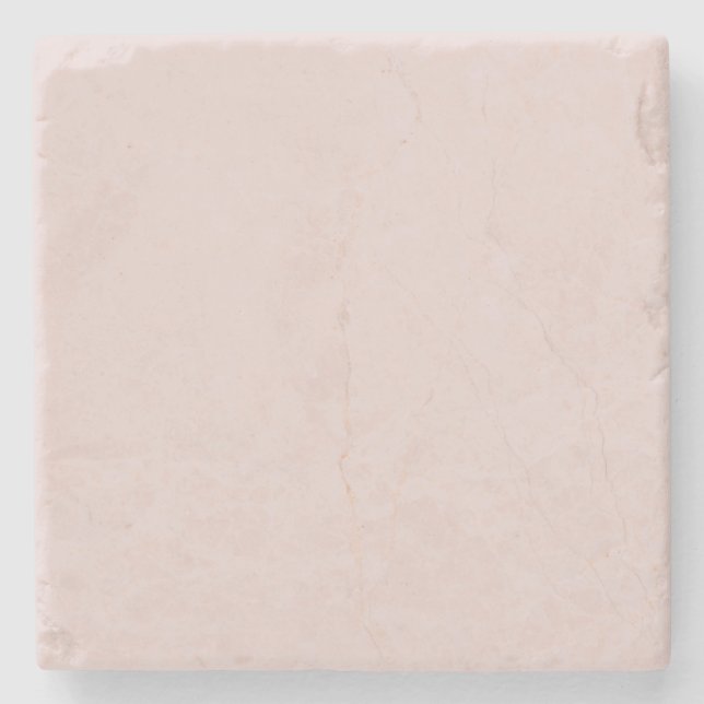 Solid Dusty Rosa Ljus Elegant Minimalistisk  Stenunderlägg (Framsidan)