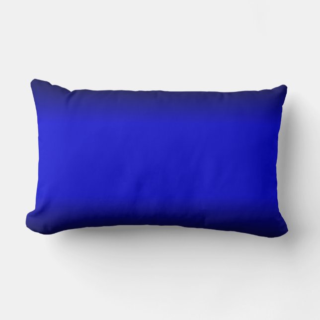 Solid Electrid Blue American Mojo Lumbar Pillow Lumbarkudde (Framsida)
