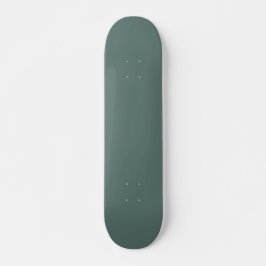 Solid Eucalyptus Grönt Färg | Hex nr 5B7570 Mini Skateboard Bräda 18,5 Cm