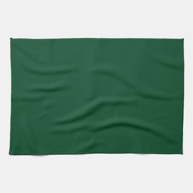 Solid Evergreen Grönt Kitchen Towel Kökshandduk (Horisontell)