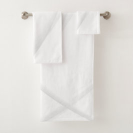 Solid Färg American Bath Towel Set