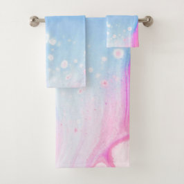 Solid Färg American Bath Towel Set