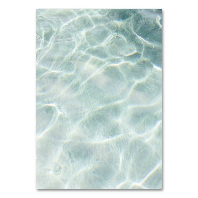 Solid Färg American Bordsnummer Card (Framsidan)