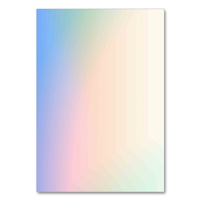 Solid Färg American Bordsnummer Card (Framsidan)