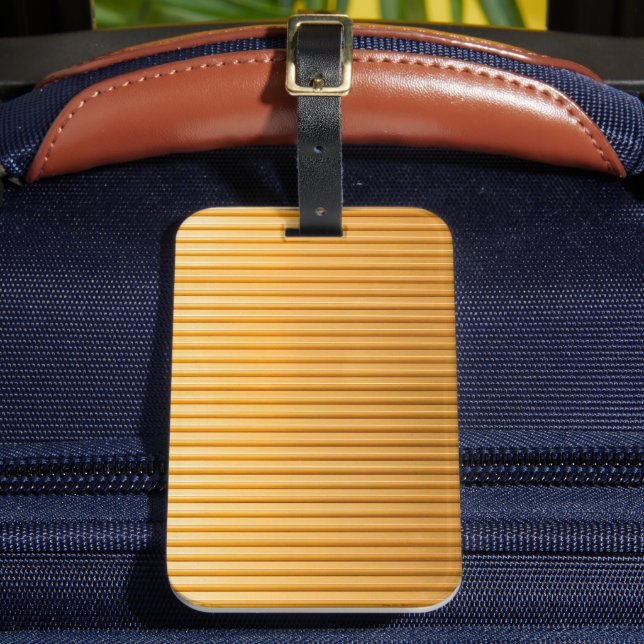 Solid Färg American Luggage Tag Bagagebricka (Framsida Insitu 2)