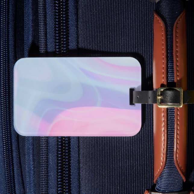 Solid Färg American Luggage Tag Bagagebricka (Framsida Insitu 4)
