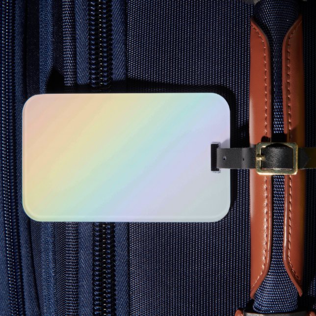 Solid Färg American Luggage Tag Bagagebricka (Framsida Insitu 4)