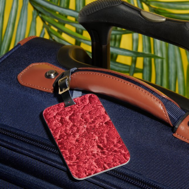 Solid Färg American Luggage Tag Bagagebricka (Framsida Insitu 1)