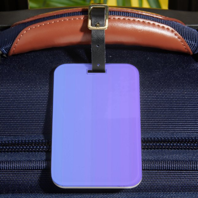 Solid Färg American Luggage Tag Bagagebricka (Framsida Insitu 2)