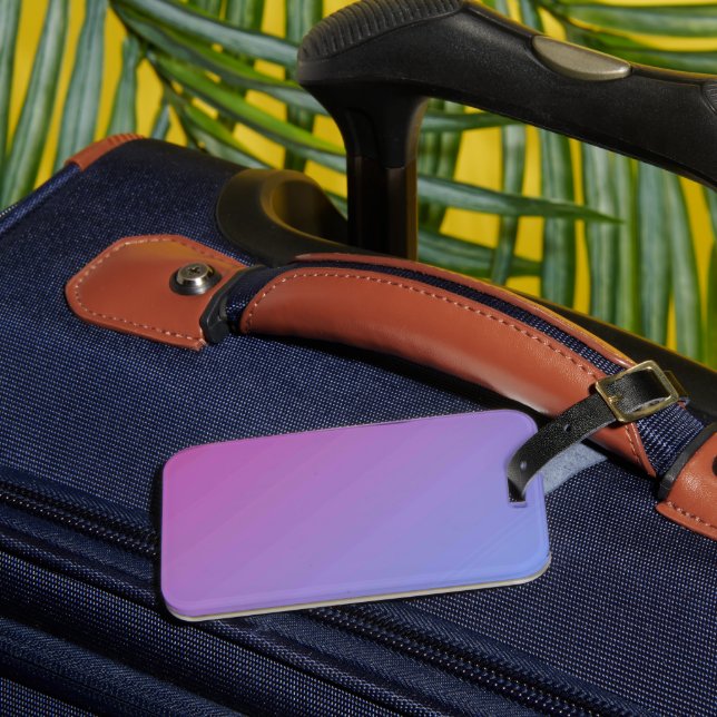 Solid Färg American Luggage Tag Bagagebricka (Framsida Insitu 3)