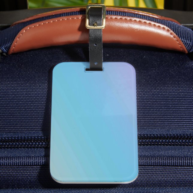 Solid Färg American Luggage Tag Bagagebricka (Framsida Insitu 2)