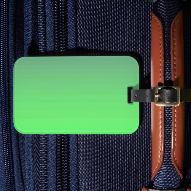 Solid Färg American Luggage Tag Bagagebricka (Framsida Insitu 4)