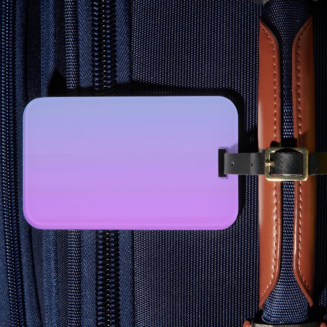 Solid Färg American Luggage Tag Bagagebricka (Framsida Insitu 4)