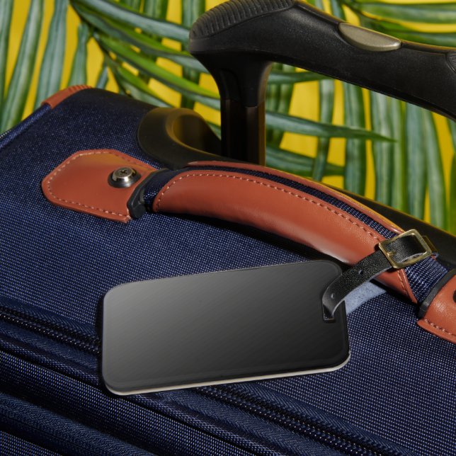 Solid Färg American Luggage Tag Bagagebricka (Framsida Insitu 3)
